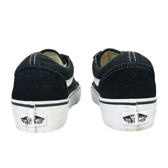 VANS Old Skool Low Top Sneakers - Size 6M/7.5W - Black & White - Picture 5 of 8